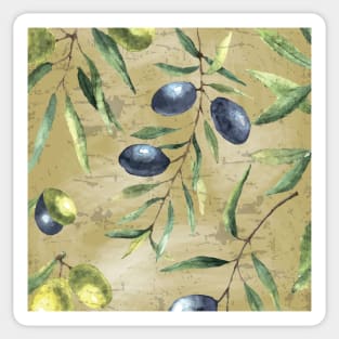 Olives beige Sticker